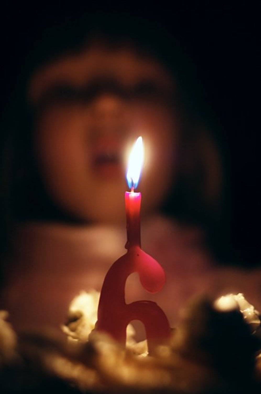 дочка, свечка, праздник, торт, Александр ЛАВРОВ