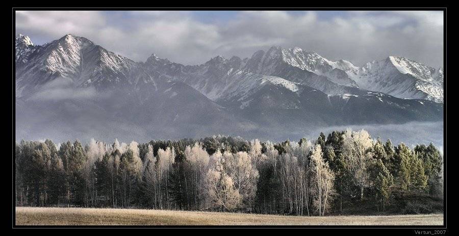 Бурятия,Восточные Саяны,туман,осень,горы, Игорь Глушко