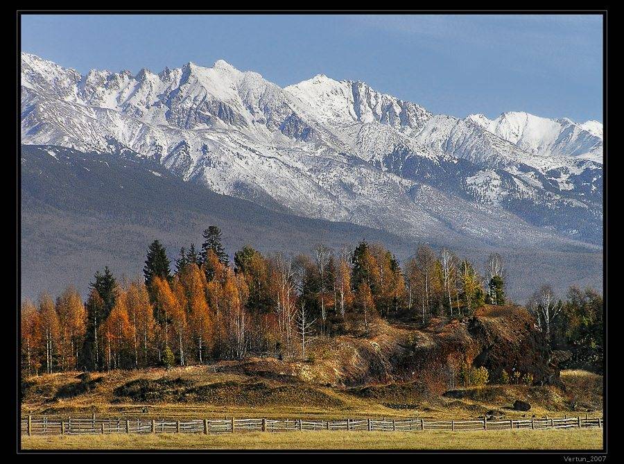 потухший вулкан,Тункинская долина,Саяны,Бурятия, Игорь Глушко