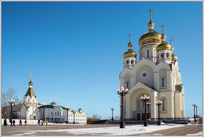 Хабаровск, храм, духовная семинария  фото превью