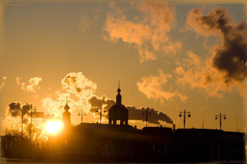 Закат фото превью