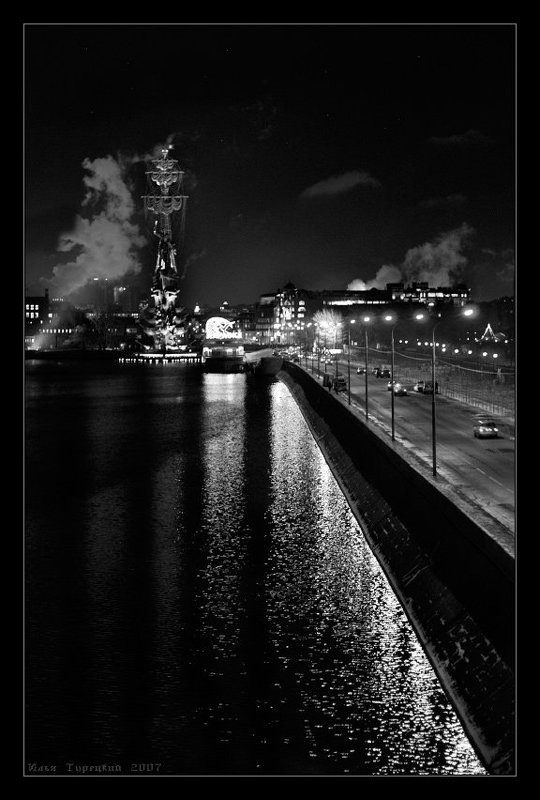 перспектива, ночная, крымская Перспектива ночной Крымской фото превью