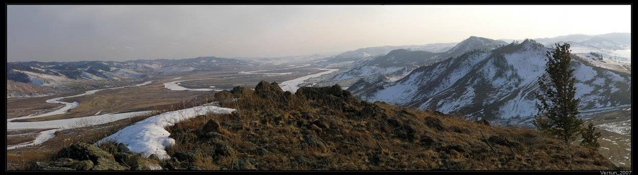 весна,Бурятия,долина Селенги, Игорь Глушко