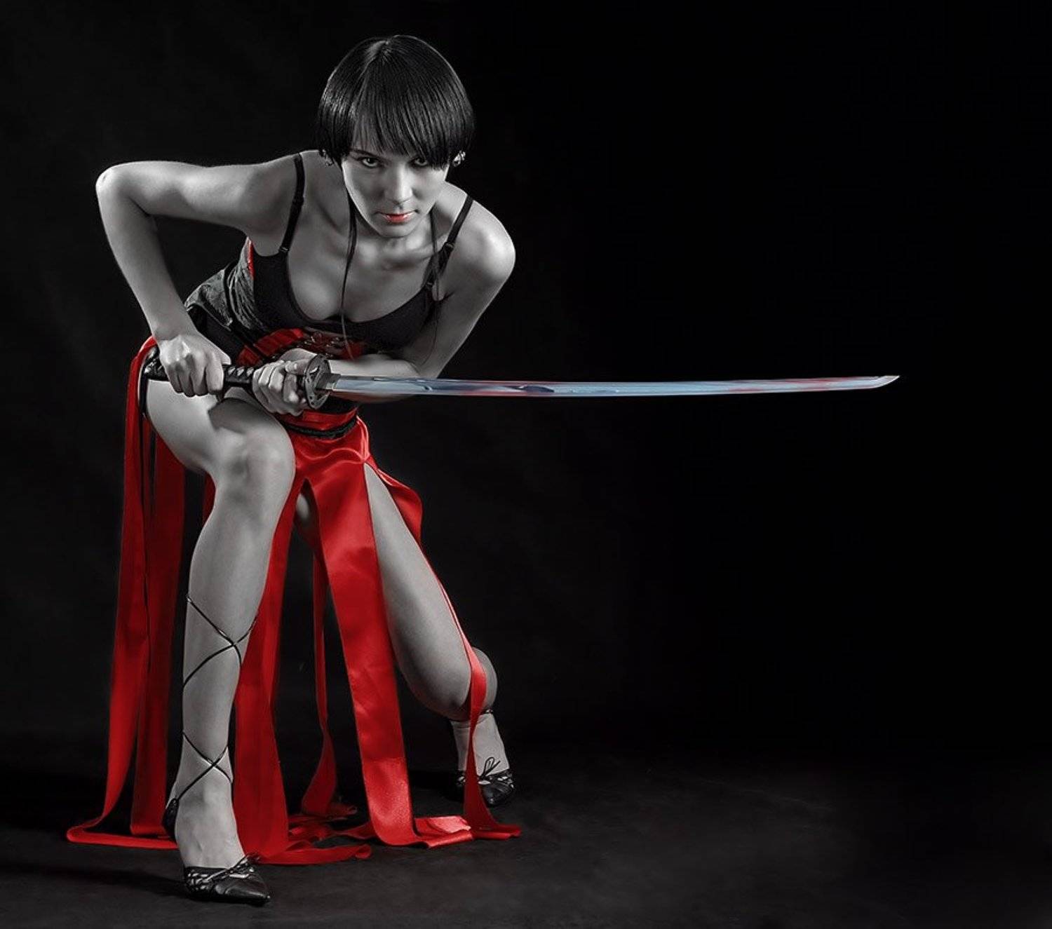 девушка, катана, Глеб Кайгородов