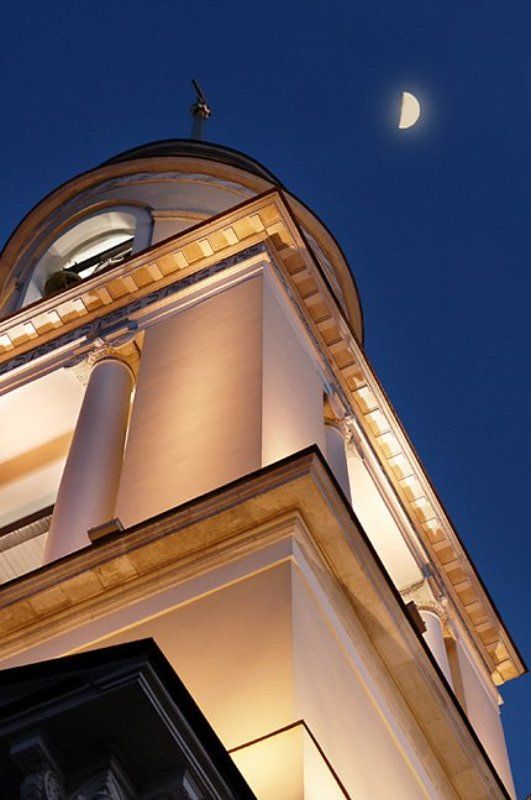 Храм, луна, ночь Московская луна... фото превью