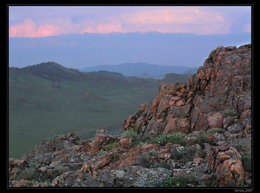 горы,вечер,лето,бурятия, Игорь Глушко