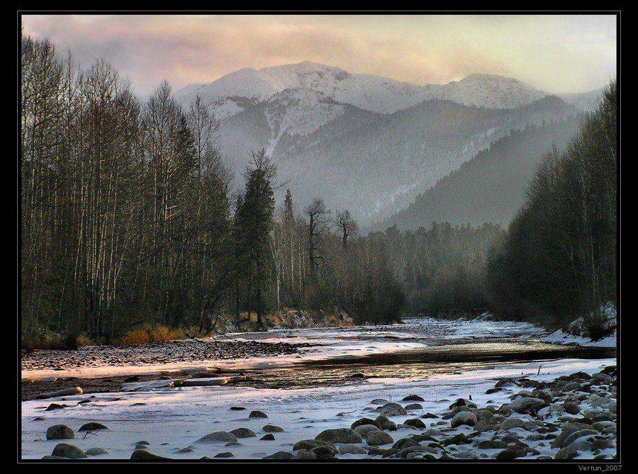 хамар_дабан,горы,бурятия,осень,река, Игорь Глушко