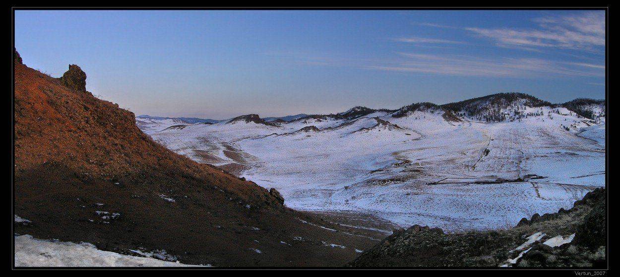 вечер,горы,долина,закат,бурятия, Игорь Глушко