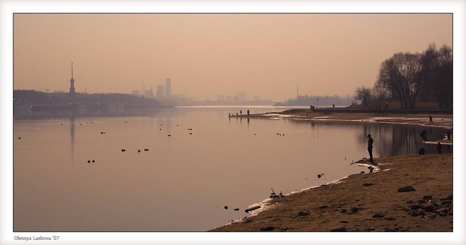 тишина, набережная, одиночество, Олеся Ласкова