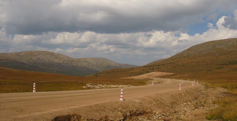 монголия, перевал, дорога, горы Перевал фото превью