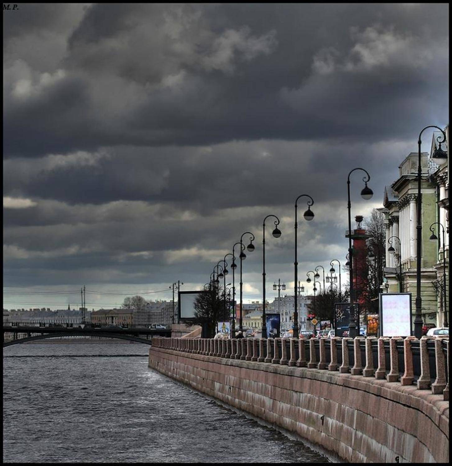 фонари питер набережная, Петрова Мария