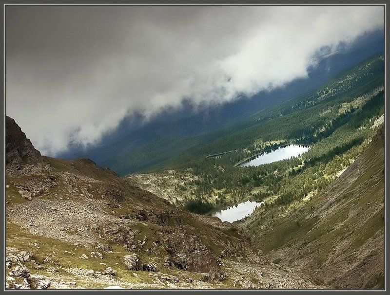 алтай , чемал, озера, горы Каракольские озера фото превью