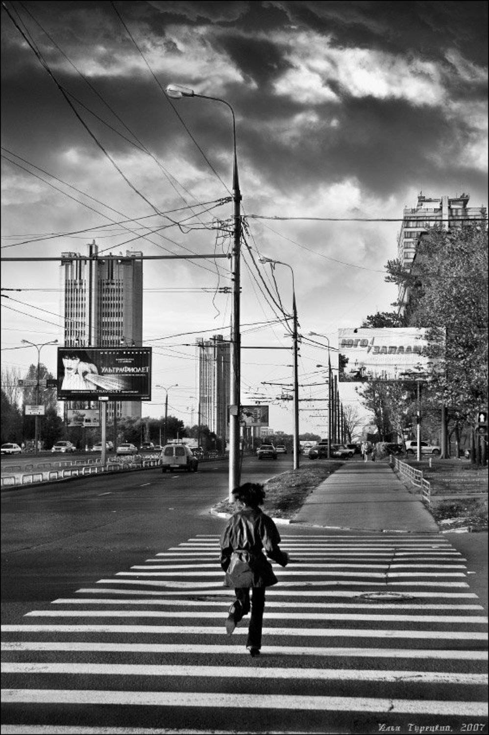 город, девушка, перспектива, Илья Турецкий