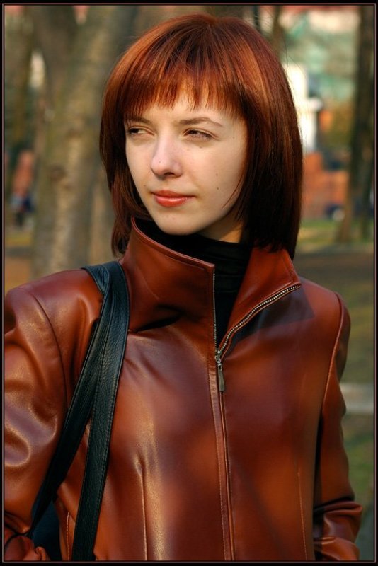 портрет, незнакомка Оранжевое настроение фото превью