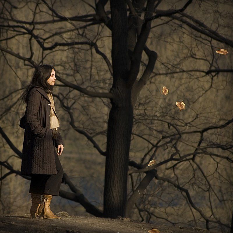 crypticaliens, портрет, листья L e a v e s фото превью