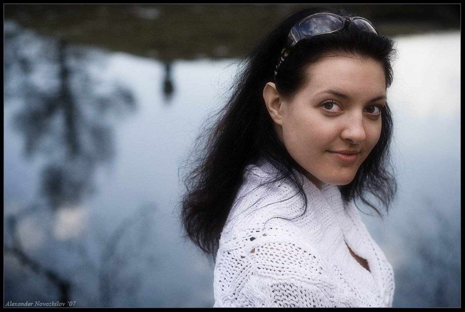 portrait, work, julia, Zerkalka