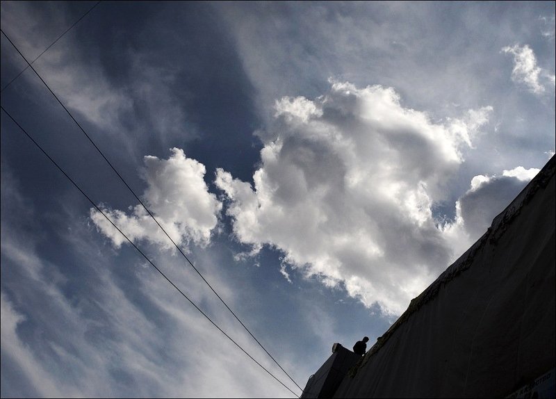 В облаках фото превью