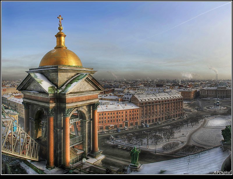 исаакий питер крыша Вид с крыши фото превью