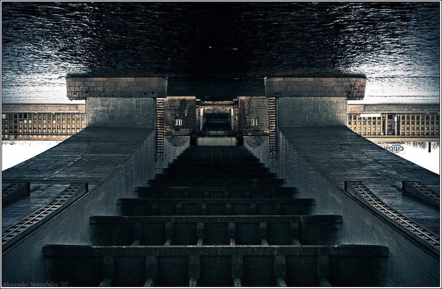 лестница, мост, Zerkalka
