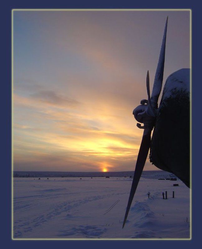 винт,заполярье,зима Маяк юга фото превью