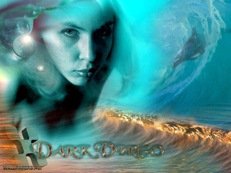 коллаж,вода,краски,дайвинг Dark Virgo....(всем \