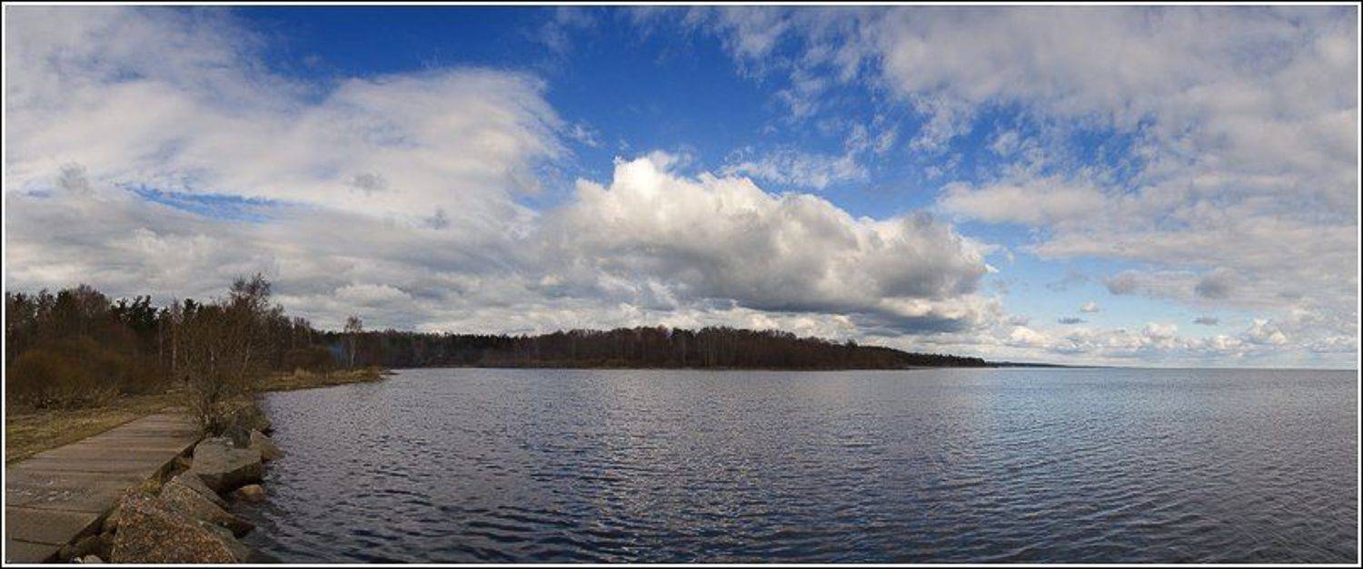 финский залив, молодежное, весна, облака,, Братаев Юра