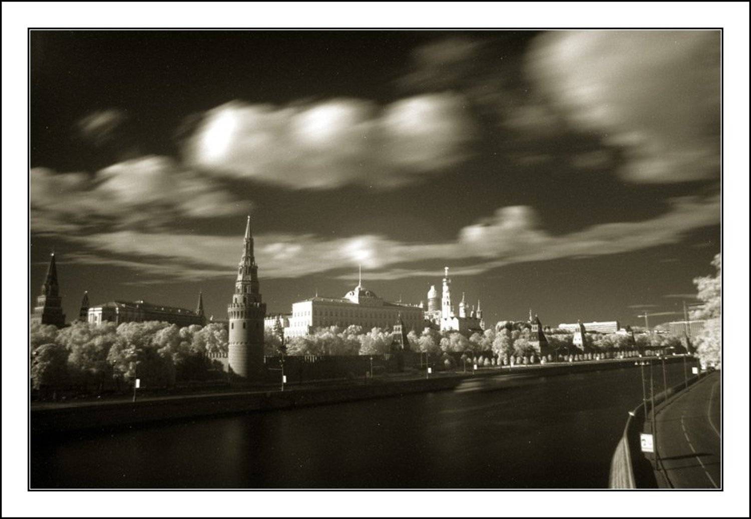 инфракрасная, ir, infrared, москва, кремль, jouris