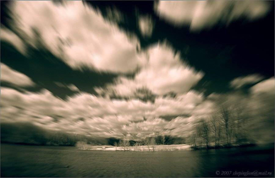 ик, пейзаж, infrared, Pilgrim