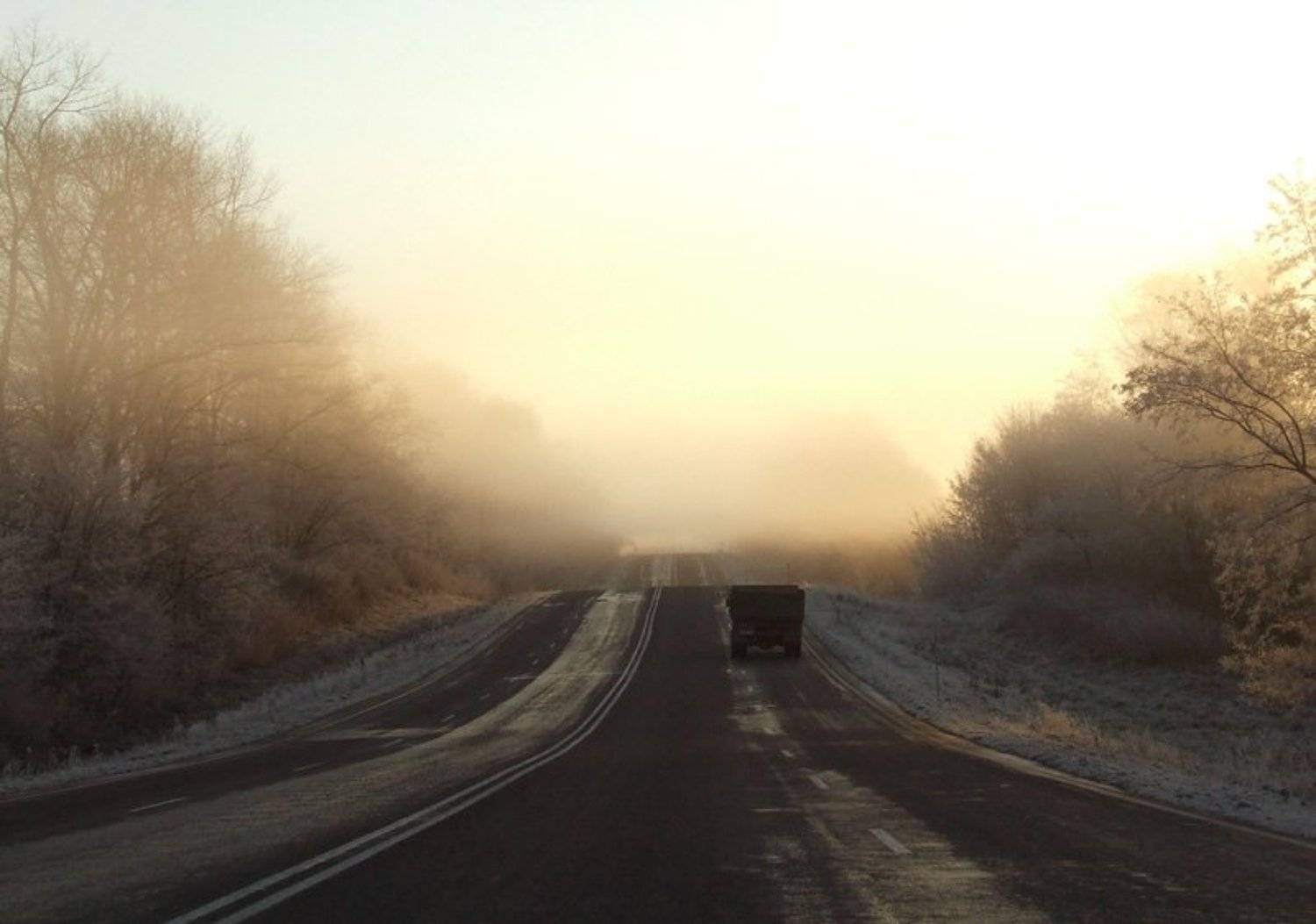 дорога, туман, автомобиль, Андрій Слободян (Dorian)