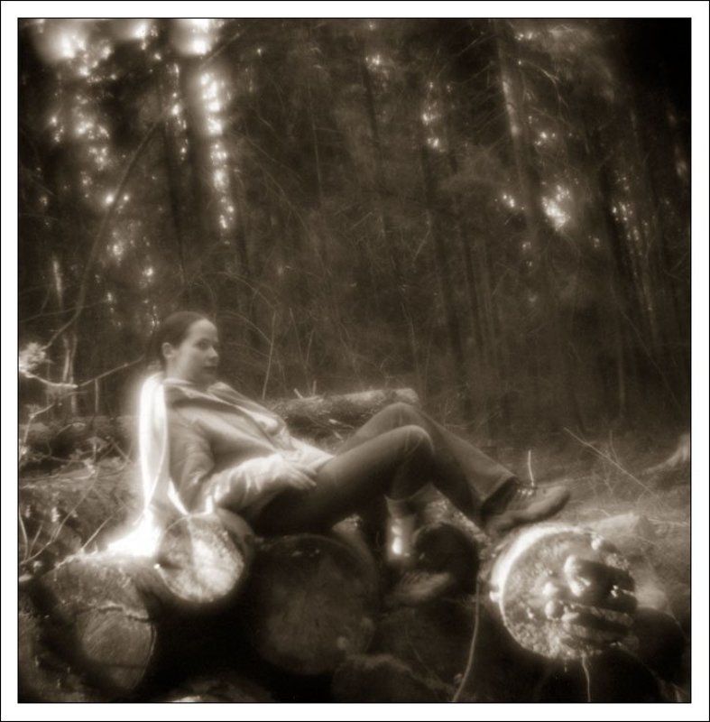 лес, катю, бревна, монокль А мне так комфортно фото превью