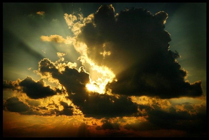 небо,облака,солнце,закат ближе к Богу фото превью