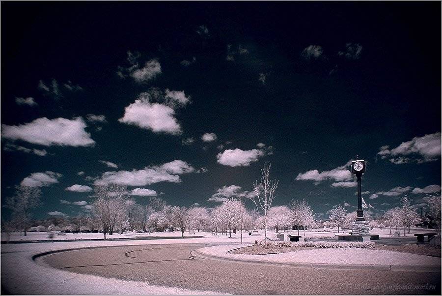 ик, пейзаж, infrared, Pilgrim