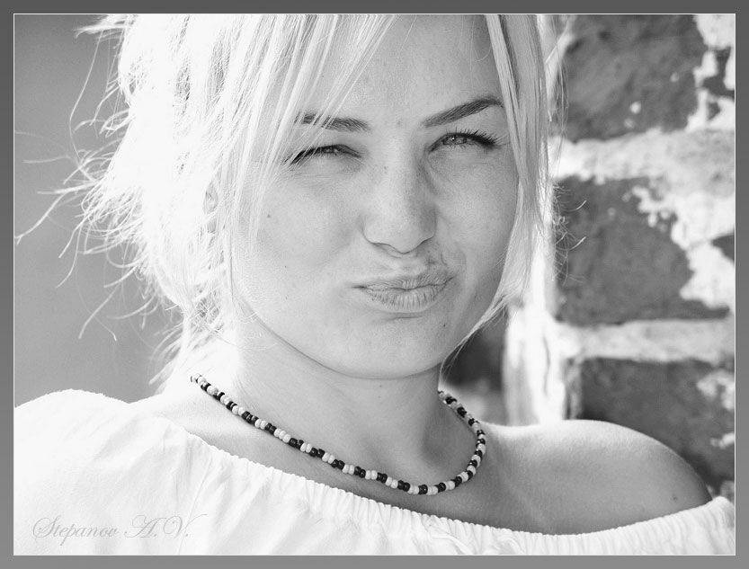 солнышко, портрет, лето, Александр Степанов