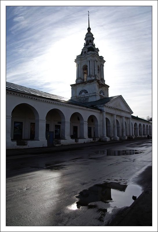кострома, утро, лужа Про лужи, утро и Кострому фото превью