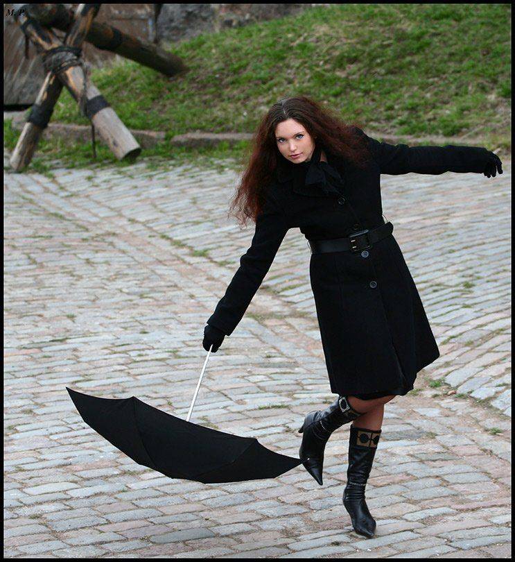 оля, зонт, выборг, Петрова Мария