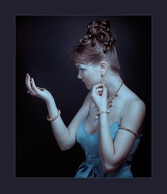 девушка, гламур, портрет *** фото превью