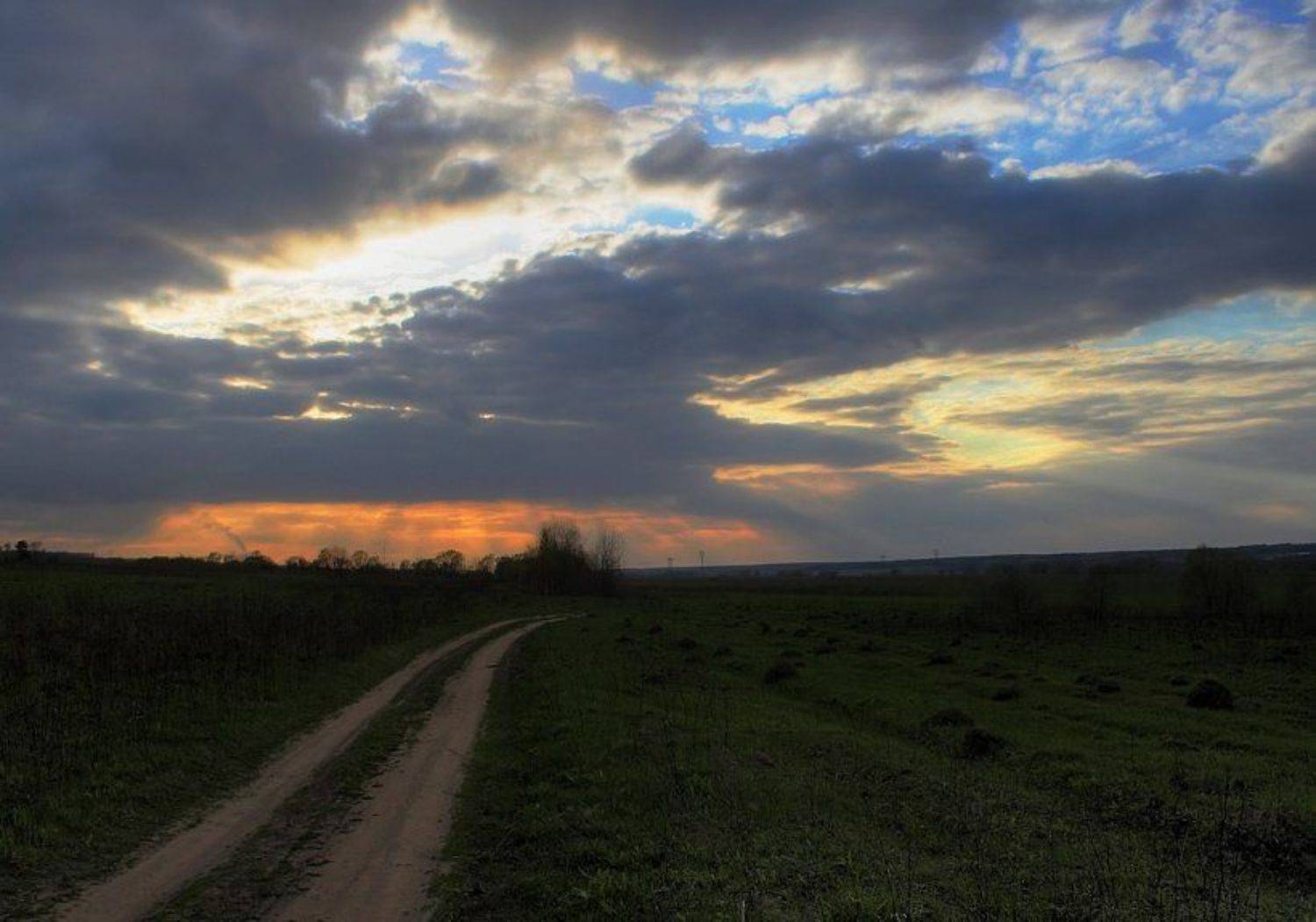 закат, сеньково, вечер, wizzard