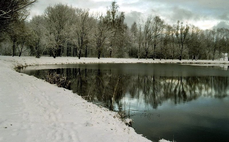 Первый снег фото превью