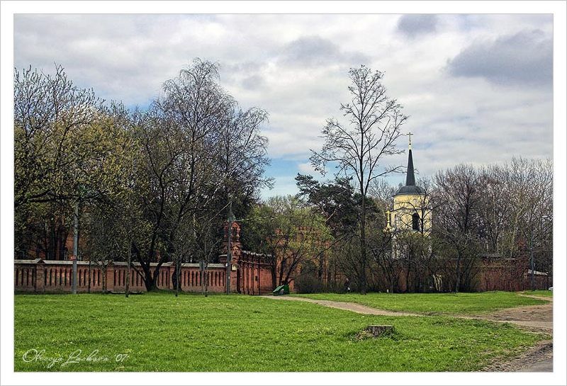 покровское-стрешнево-глебово, усадьба, москва, храм покрова пресвятой богородицы, весна Покровское-Стрешнево-Глебово фото превью