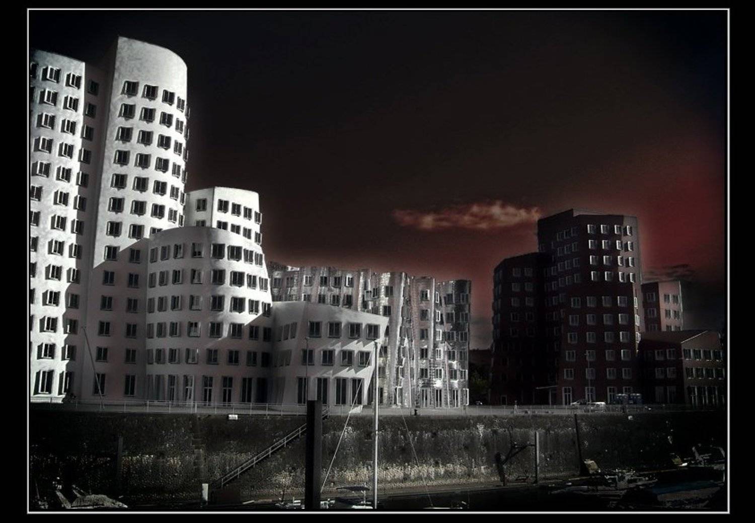 город, дома, набережная, i_GO