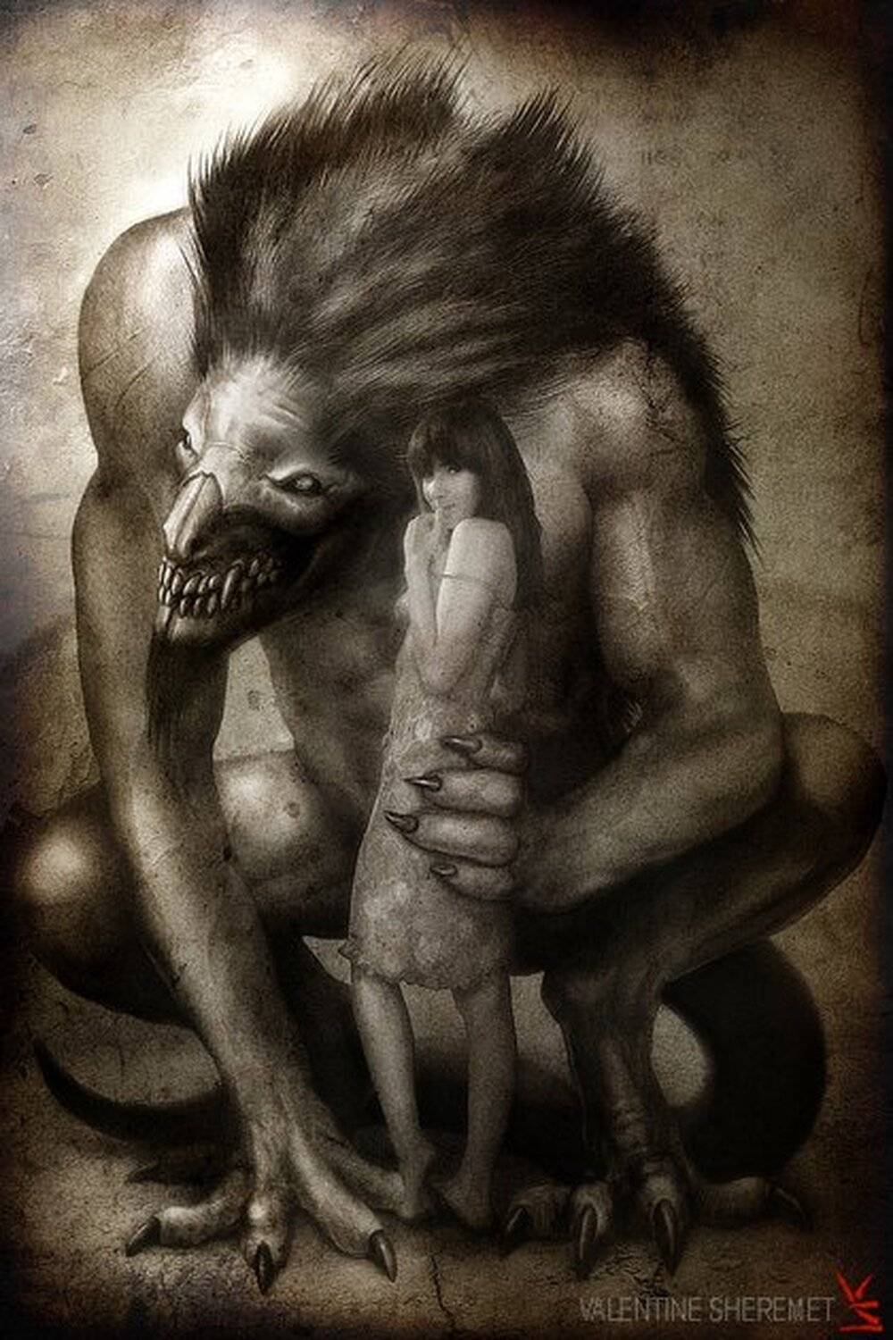 bodyguard,girl,monster, INhuman