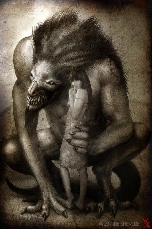 bodyguard,girl,monster  фото превью