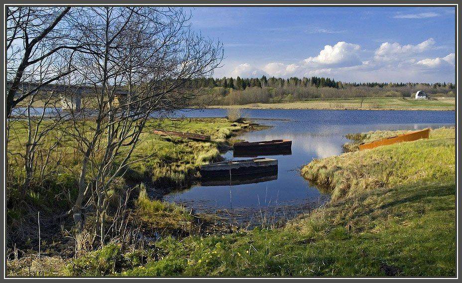 река , весна , лодки, Алексей