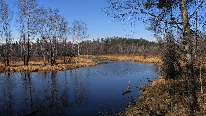 бурятия, река, кика, весна Весенняя, солнечная фото превью