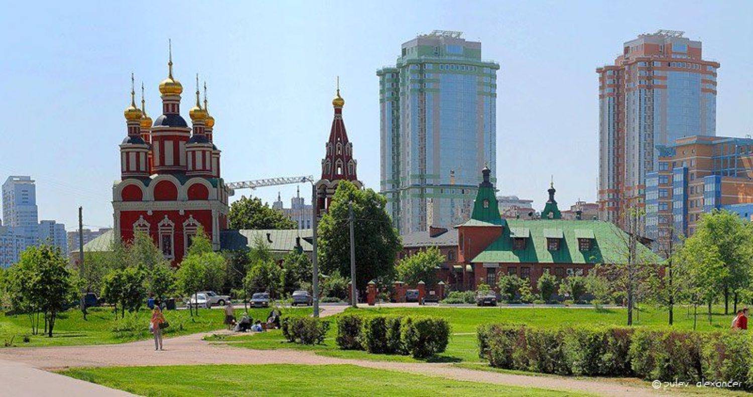 храм архангела михаила,тропарево,юго-западная,рукотворение,панорама, Александр Путев