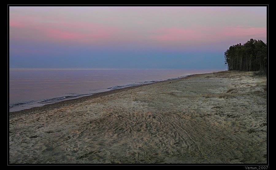 байкал, вечер, песок, берег, Игорь Глушко