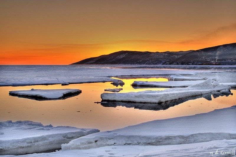 магадан, бухта нагаево, охотское море, весна, A.Krasnoff