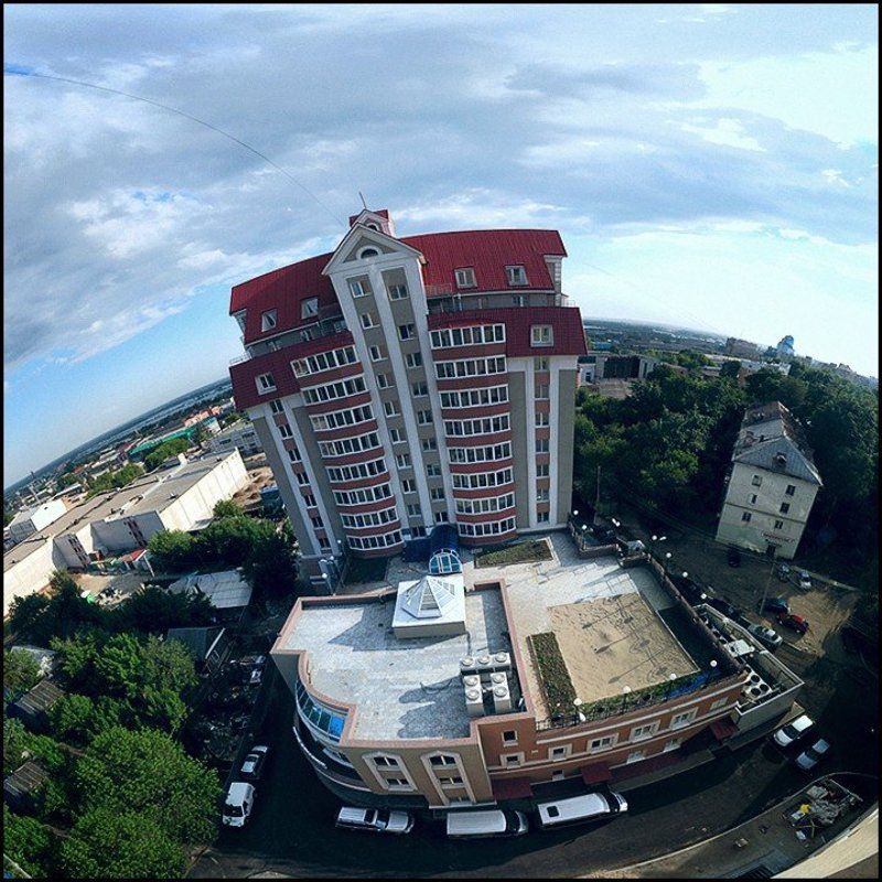 дом, машины, провода Домик на верёвочке фото превью