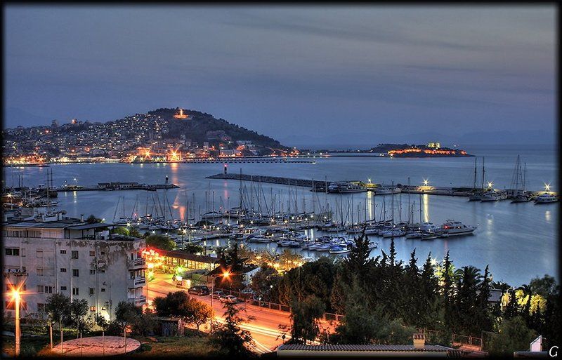 турция, кушадасы, после заката, апрель, эгейское, море Kushadasi. After sunset. фото превью