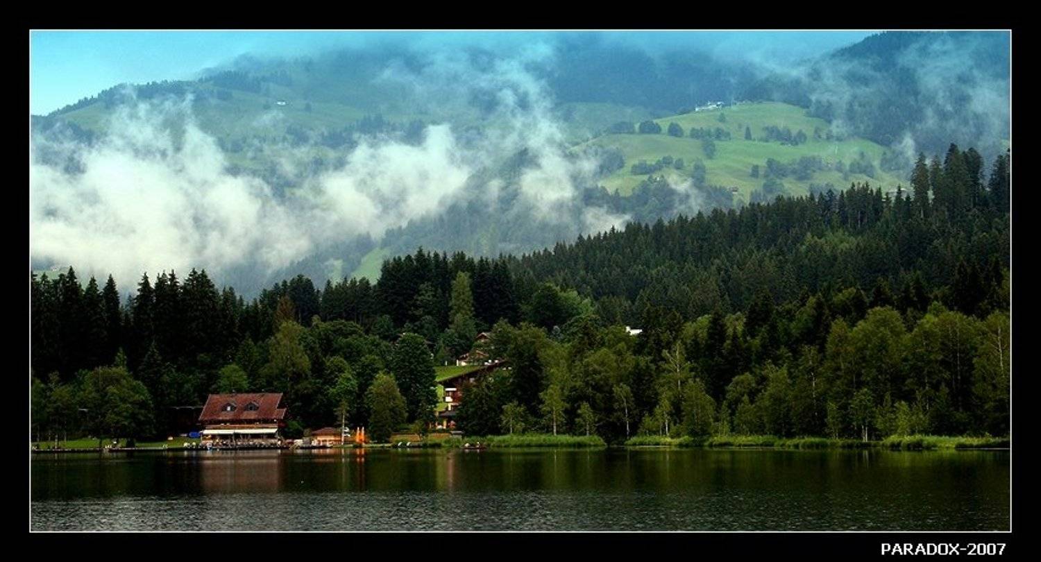 австрия,черное озеро,альпы,китцбуэль,paradox, PARADOX